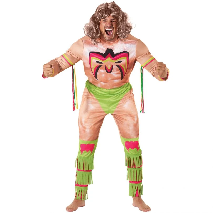 Mens Ultimate Warrior WWE Wrestler Costume 4 Mens Ultimate Warrior WWE Wrestler Costume - Image 2