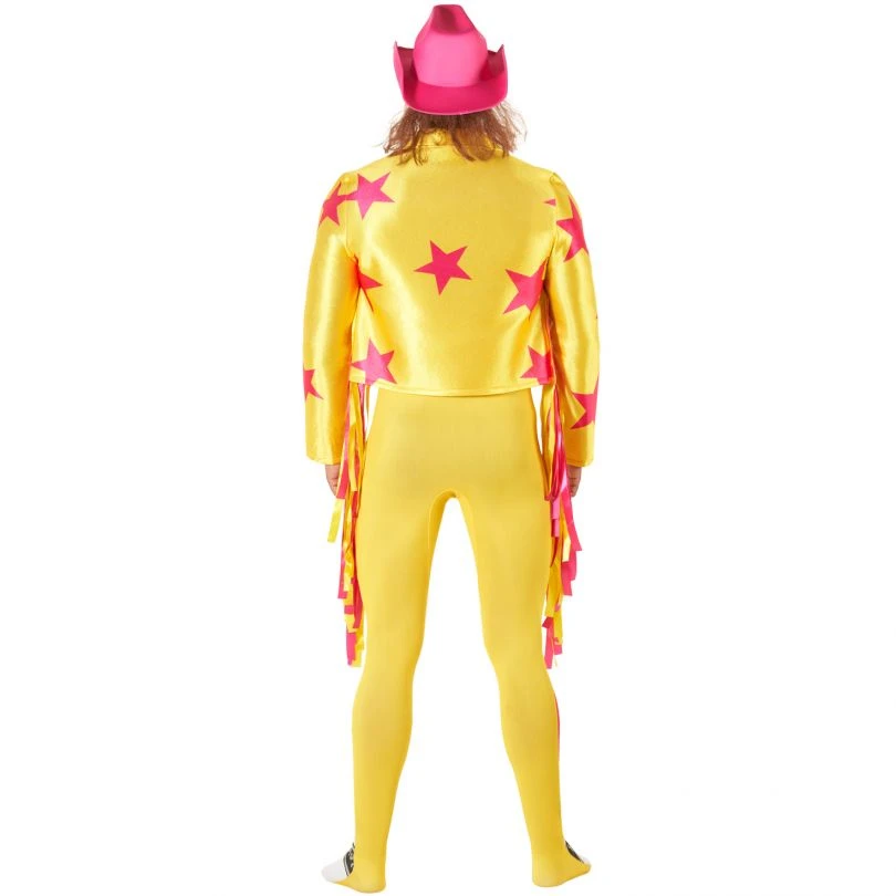 Mens Macho Man Randy Savage Yellow WWE Wrestler Costume 4 Mens Macho Man Randy Savage Yellow WWE Wrestler Costume - Image 2