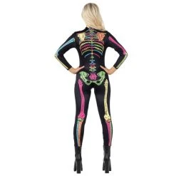 Womens Colour Skeleton Bodysuit Costume -Clipper Teas shop d8uxqiza