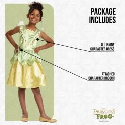 Kids Disney Princess Tiana Classic Costume 11 Kids Disney Princess Tiana Classic Costume -Clipper Teas shop disk140549 tiana classic kids feature 02
