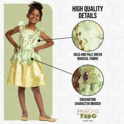 Kids Disney Princess Tiana Classic Costume 12 Kids Disney Princess Tiana Classic Costume -Clipper Teas shop disk140549 tiana classic kids feature 03