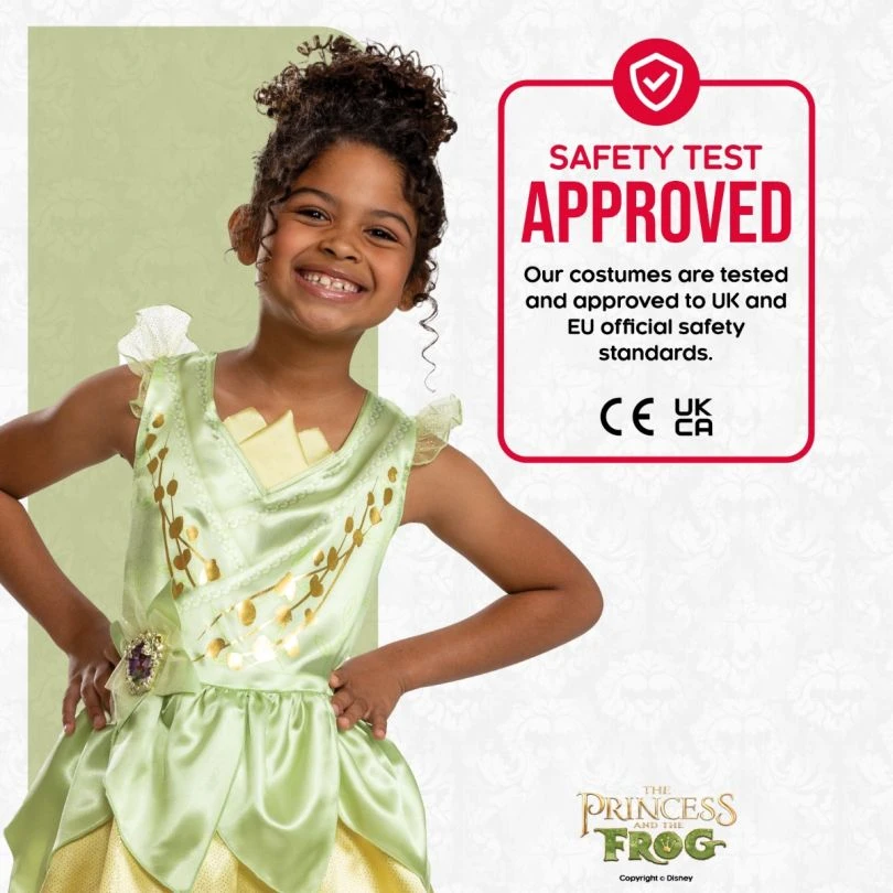 Kids Disney Princess Tiana Classic Costume 8 Kids Disney Princess Tiana Classic Costume - Image 6