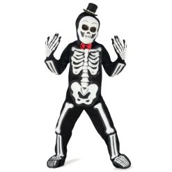 Kids Glow In The Dark Skeleton Costume