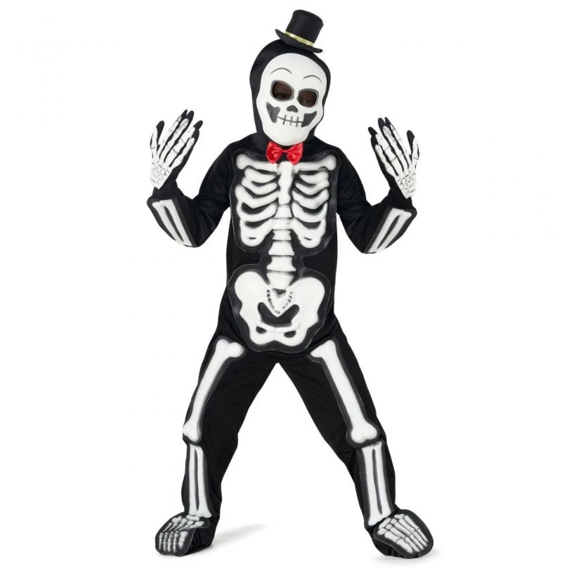 Kids Glow In The Dark Skeleton Costume 3 Kids Glow In The Dark Skeleton Costume