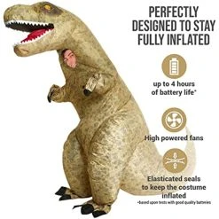 Inflatable Dinosaur Costume 12 Inflatable Dinosaur Costume -Clipper Teas shop inflatable t rex dinosaur costume 4