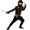 Kids Black And Red Deadly Ninja Costume 1 Kids Black And Red Deadly Ninja Costume -Clipper Teas shop kids black and red ninja costume 1 1