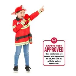 Kids Red Fireman Costume 11 Kids Red Fireman Costume -Clipper Teas shop kids firefighter costume 5