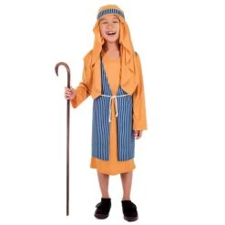 Kids Gold Shepherd Nativity Costume
