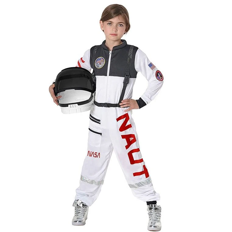 Kids White Astronaut Costume 4 Kids White Astronaut Costume - Image 2