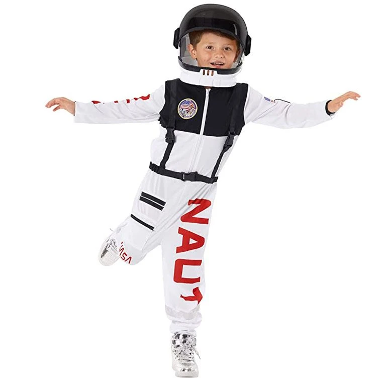 Kids White Astronaut Costume 5 Kids White Astronaut Costume - Image 3