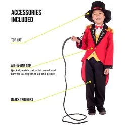 Ringmaster Kids -Clipper Teas shop kids ringmaster costume 3