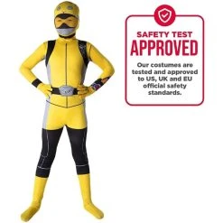 Kids Yellow Beast Morpher Power Ranger Morphsuit -Clipper Teas shop kids yellow beast morpher costume 2