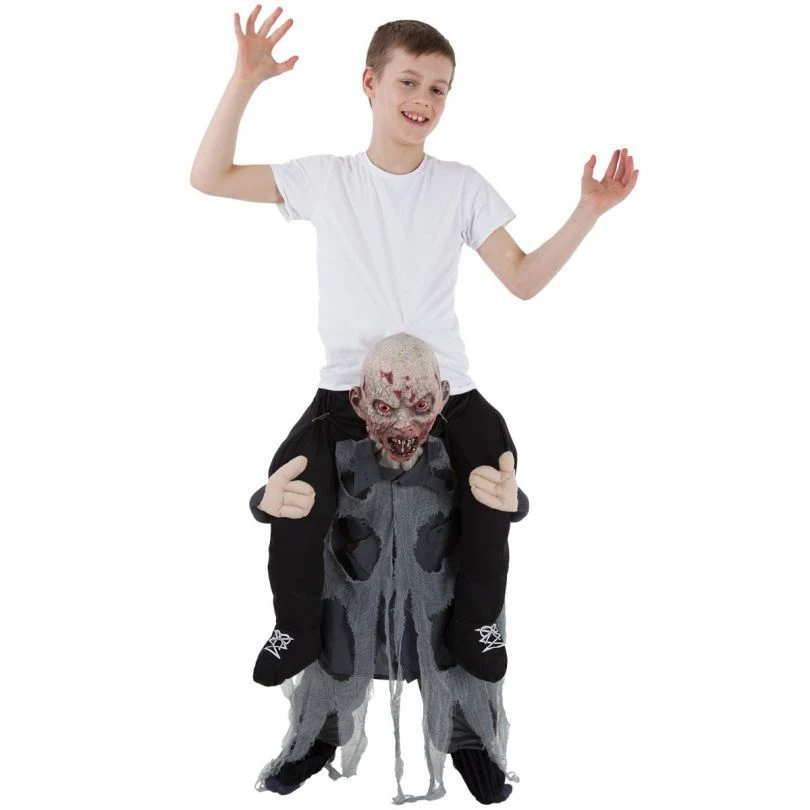 Kids Zombie Piggyback Costume 3 Kids Zombie Piggyback Costume