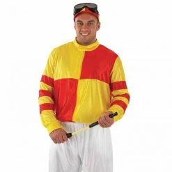 Mens Red & Yellow Jockey Costume 7 Mens Red & Yellow Jockey Costume -Clipper Teas shop m1 2 3 2387 1