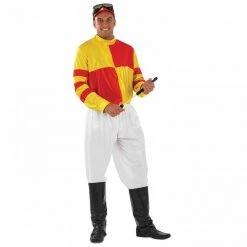 Mens Red & Yellow Jockey Costume 6 Mens Red & Yellow Jockey Costume -Clipper Teas shop m1 2 3 2387