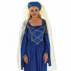 Womens Tudor Queen Costume -Clipper Teas shop m1 2 5 2504 1