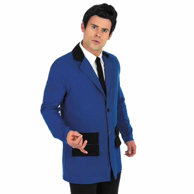 Mens 50s Blue Icon Suit Costume 5 Mens 50s Blue Icon Suit Costume - Image 3