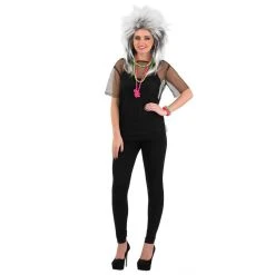 Womens 80s Black Mesh Top