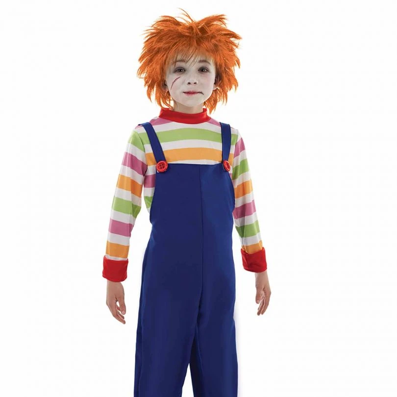 Kids Evil Doll Costume 4 Kids Evil Doll Costume - Image 2