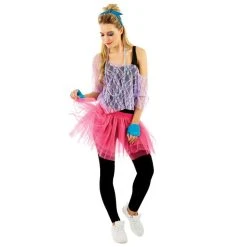 Womens 80s Lace Tutu Costume