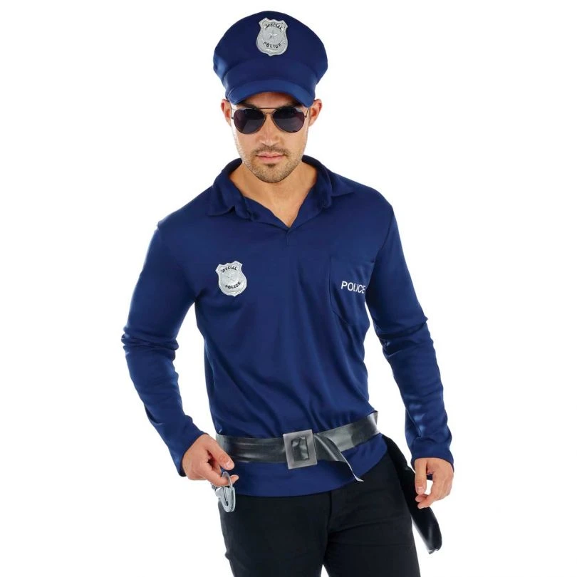 Mens Cop Kit Costume 4 Mens Cop Kit Costume - Image 2