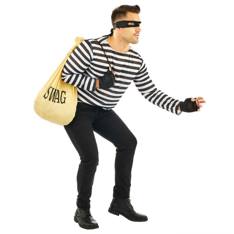 Mens Robber Kit Costume 3 Mens Robber Kit Costume