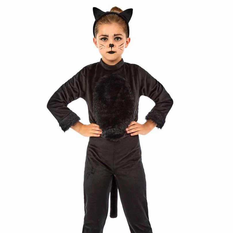 Kids Black Cat Costume 4 Kids Black Cat Costume - Image 2
