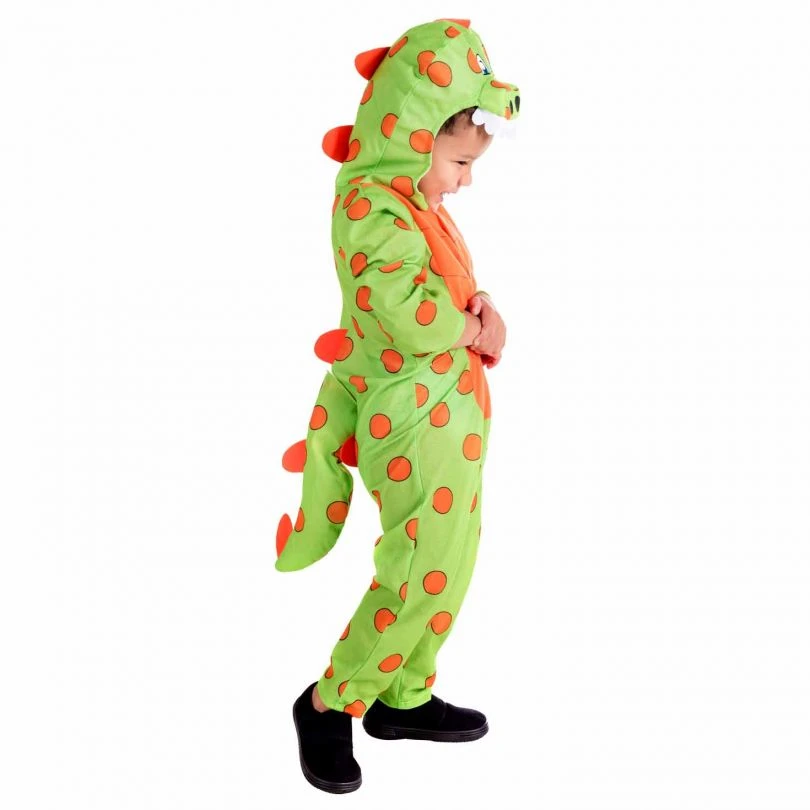Kids Green Dinosaur Costume 4 Kids Green Dinosaur Costume - Image 2