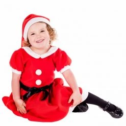 Kids Miss Santa Dress Costume -Clipper Teas shop m1 4 5 4582 1