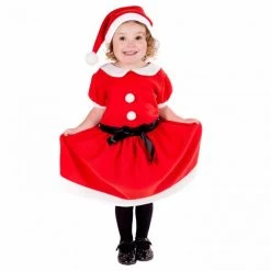 Kids Miss Santa Dress Costume -Clipper Teas shop m1 4 5 4582