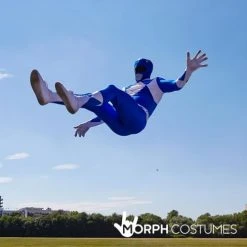Blue Power Rangers Morphsuit -Clipper Teas shop m1 b l blue power rangers morphsuit lifestyle 1 us