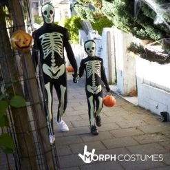 Glow Skeleton Morphsuit -Clipper Teas shop m1 g l glow skeleton morphsuit lifestyle 1 us