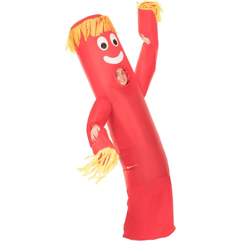Red Wavy Arm Guy Inflatable Costume 3 Red Wavy Arm Guy Inflatable Costume
