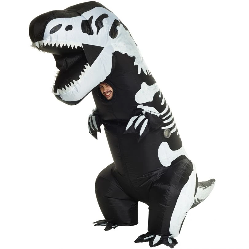 Giant T-Rex Skeleton Inflatable Costume 3 Giant T-Rex Skeleton Inflatable Costume