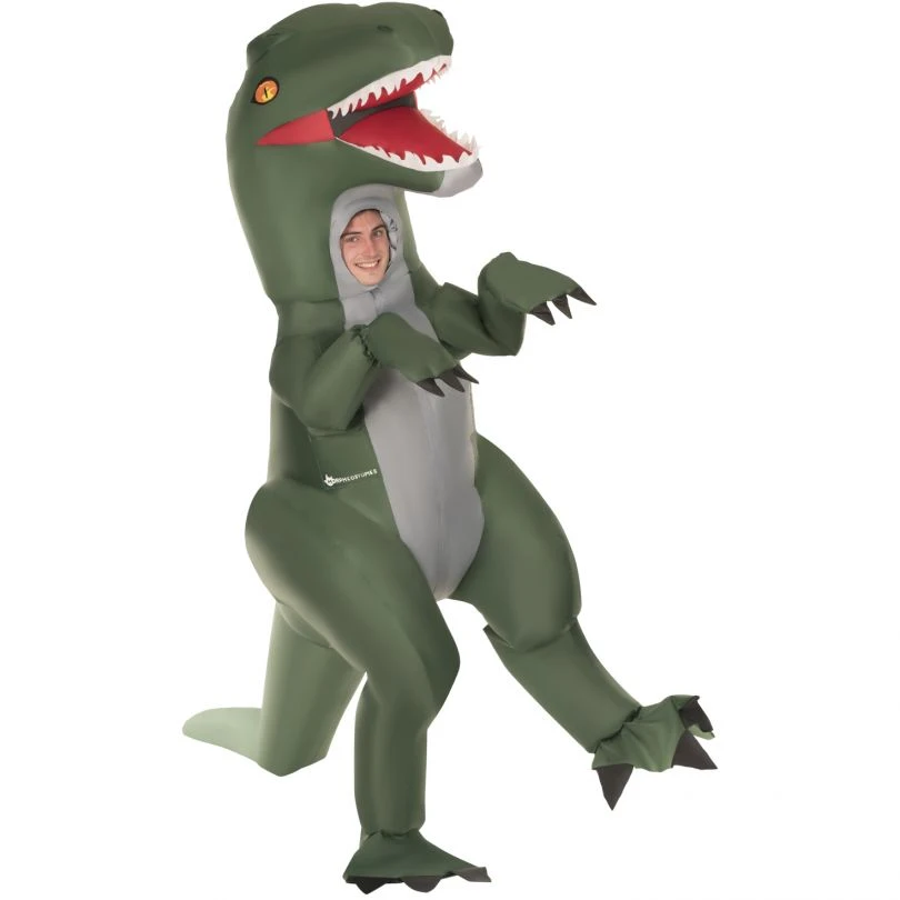 Giant Velociraptor Inflatable Costume 3 Giant Velociraptor Inflatable Costume