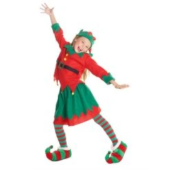Kids Christmas Elf Costume -Clipper Teas shop m1 m c mckge 3