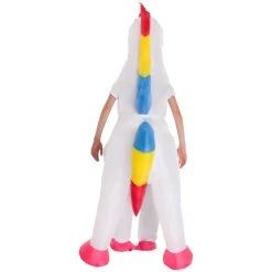 Kids Giant Unicorn Inflatable Costume -Clipper Teas shop m1 m c mckgiun 4 baack hi