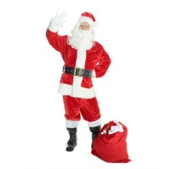 Mens Deluxe Santa Costume -Clipper Teas shop m1 m c mcmds 2