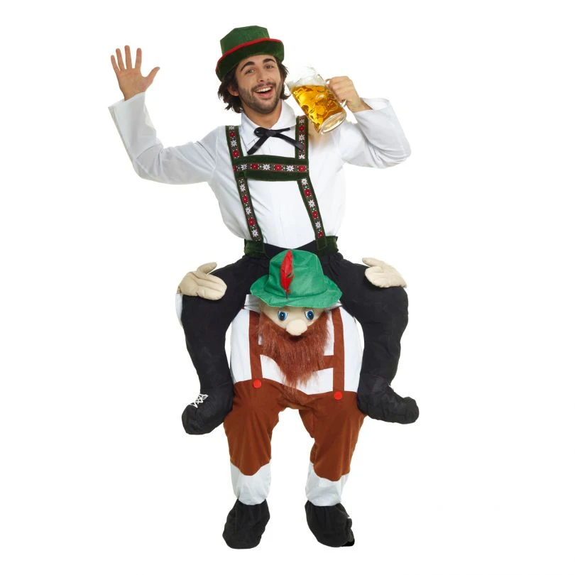 Bearded Bavarian Piggyback Costume 3 Bearded Bavarian Piggyback Costume