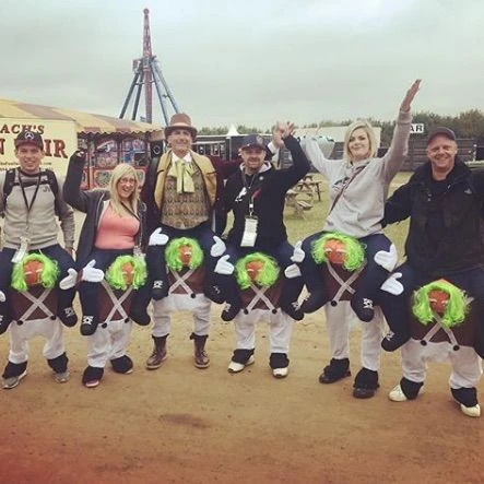 Chocolate Factory Worker Piggyback Costume 4 Chocolate Factory Worker Piggyback Costume - Image 2