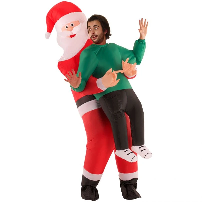 Giant Santa Pick Me Up Inflatable Costume 3 Giant Santa Pick Me Up Inflatable Costume