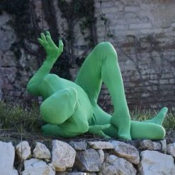 Green Morphsuit 11 Green Morphsuit -Clipper Teas shop m1 m s msgr circus performer