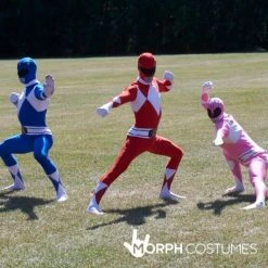 Red Power Rangers Morphsuit -Clipper Teas shop m1 r e red power rangers morphsuit lifestyle 3