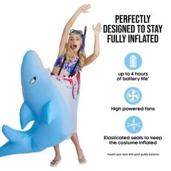 Man Eating Shark Inflatable Costume -Clipper Teas shop mcimes man eating shark adult feature 01