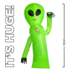 Kids Wavy Arms Alien Inflatable Costume -Clipper Teas shop mckgiaw alien wavy arm guy kids feature 3