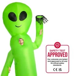 Kids Wavy Arms Alien Inflatable Costume -Clipper Teas shop mckgiaw alien wavy arm guy kids feature 5