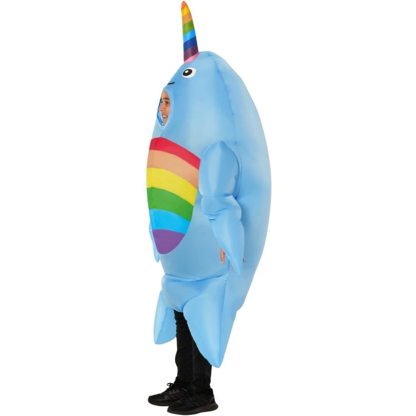 Kids Giant Narwhal Inflatable Costume 4 Kids Giant Narwhal Inflatable Costume - Image 2