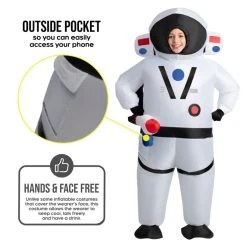 Kids Astronaut With Soundchip Inflatable Costume -Clipper Teas shop mckiasc astronaut inflatable kids 01