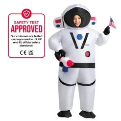 Kids Astronaut With Soundchip Inflatable Costume -Clipper Teas shop mckiasc astronaut inflatable kids 04