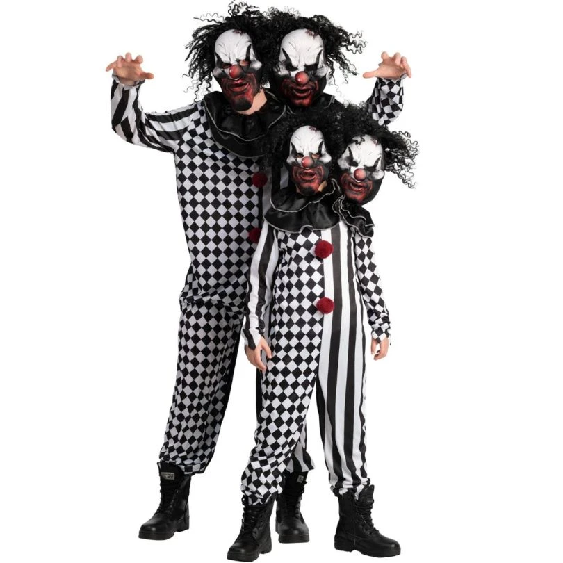 Kids Two Headed Clown Costume 4 Kids Two Headed Clown Costume - Image 2